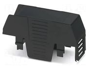 Cover; for enclosures; UL94HB; EH 22,5 FLAT; ABS; black; 22.5mm PHOENIX CONTACT