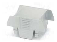Cover; for enclosures; UL94HB; EH 45 FLAT; ABS; grey; 45mm PHOENIX CONTACT