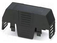 Cover; for enclosures; UL94HB; EH 22,5 FLAT; ABS; black; 22.5mm PHOENIX CONTACT