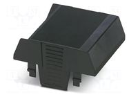 Cover; for enclosures; UL94HB; EH 70; ABS; black; 70mm PHOENIX CONTACT