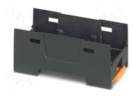 Enclosure: enclosure base; 35mm; ABS; black; UL94HB; EH 35 FLAT PHOENIX CONTACT