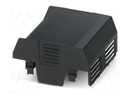 Cover; for enclosures; UL94HB; EH 67,5 FLAT; ABS; black; 67.5mm PHOENIX CONTACT