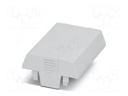 Cover; for enclosures; UL94HB; EH 90; ABS; grey; 90mm PHOENIX CONTACT