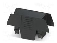 Cover; for enclosures; UL94HB; EH 22,5 FLAT; ABS; black; 22.5mm PHOENIX CONTACT