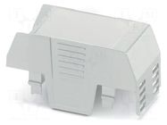 Cover; for enclosures; UL94HB; EH 35 FLAT; ABS; grey; 35mm PHOENIX CONTACT