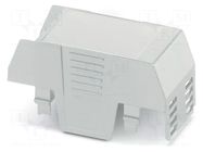 Cover; for enclosures; UL94HB; EH 35 FLAT; ABS; grey; 35mm PHOENIX CONTACT