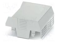 Cover; for enclosures; UL94HB; EH 70 FLAT; ABS; grey; 70mm PHOENIX CONTACT