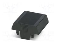 Cover; for enclosures; UL94HB; EH 70; ABS; black; 70mm PHOENIX CONTACT