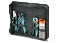 Kit: designed for terminal crimping; case PHOENIX CONTACT
