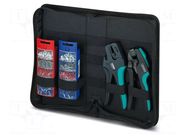 Kit: designed for terminal crimping; case PHOENIX CONTACT
