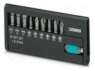 Kit: screwdriver bits; Phillips,Pozidriv®,slot; Holder: C6,3mm PHOENIX CONTACT