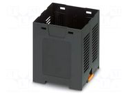 Enclosure: enclosure base; 70mm; ABS; black; UL94HB; EH 70 PHOENIX CONTACT