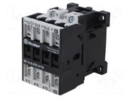 Contactor: 4-pole; NC + NO x3; 230VAC; 10A; for DIN rail mounting FINDER
