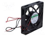 Fan: DC; axial; 24VDC; 80x80x15mm; 62.85m3/h; 36.1dBA; Vapo; 3500rpm SUNON