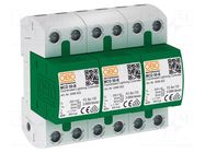 Surge arrester; Type 1+2; Poles: 3; 255VAC; for DIN rail mounting OBO BETTERMANN