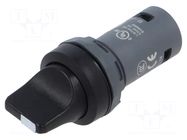 Switch: rotary; 22mm; black; none; IP66; prominent; Pos: 2; Ø22.5mm ABB