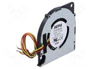 Fan: DC; blower; 5VDC; 45x45x4mm; 1.9m3/h; 31dBA; MagFix; 7700rpm SEPA Europe GMBH