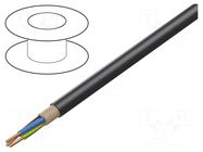 Wire; NYY; 3G70mm2; round; wire; Cu; PVC; black; 600V,1kV HELUKABEL
