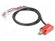 Limit switch; metal roller Ø11,6mm; NC x2 + NO x2; 1.5A; cables TELEMECANIQUE SENSORS