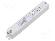 Power supply: switching; LED; 2÷17VDC; 700mA; IP20; 158x19x22mm TCI