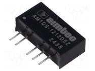 Converter: DC/DC; 1W; Uin: 9.6÷14.4VDC; Uout: 12VDC; Uout2: -12VDC AIMTEC