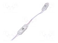 LED; white neutral; 4000K; 720mW; 85lm; IP67; 170°; No.of diodes: 2 POS