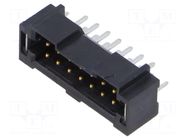 Connector: PCB to PCB; socket; male; PIN: 14; T2M; straight; 2.6A SAMTEC