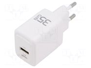 Power supply: switching; mains,plug-in,charger; 5÷20VDC; 3A; 35W QOLTEC