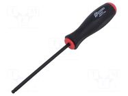 Screwdriver; hex key,spherical; HEX 5mm; Blade length: 109mm BONDHUS