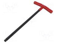 Wrench; hex key,spherical; HEX 10mm; Overall len: 307mm BONDHUS