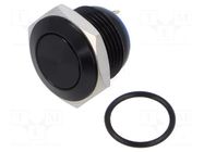 Switch: vandal resistant; Pos: 2; SPST-NO; 2A/48VDC; IP65; OFF-(ON) E-SWITCH