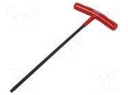 Wrench; hex key,spherical; HEX 5mm; Overall len: 246mm BONDHUS