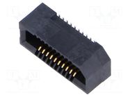 Connector: PCB to PCB; socket; female; PIN: 20; ERF8; vertical; 1.4A SAMTEC