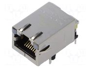 Connector: RJ45; socket; PIN: 8; shielded,with LED; 8p8c; THT BEL FUSE