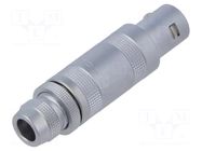 Connector: circular; 1S; plug; male; PIN: 1; soldering; for cable LEMO
