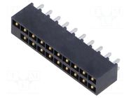 Connector: PCB-cable/PCB; socket; male; PIN: 19; miniMATE; straight SAMTEC