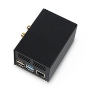 Housing for HiFiBerry and Raspberry Pi 4B - steel - black