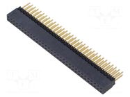 Connector: pin strips; socket; male; PIN: 64; straight; THT; 2.54mm SAMTEC