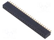 Connector: pin strips; socket; female; PIN: 50; straight; THT; 2x25 SAMTEC