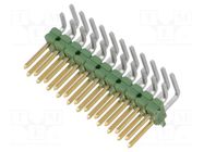 Connector: pin strips; pin header; male; PIN: 22; AMPMODU MOD II TE Connectivity
