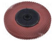 Wheel brush; Ø: 125mm; Øhole: 25.4mm; Granularity: 220; C 3M