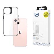 Case for iPhone 14 3mk Satin Armor Case+ series - black, 3mk Protection