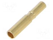 Contact; female; brass; gold-plated; 22AWG; crimped; for cable HARWIN
