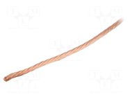Braids; Shape: round; Øcore: 4mm; SBO; 25m; copper strand CONNECT