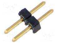 Connector: pin strips; pin header; male; PIN: 4; straight; THT; 2mm SAMTEC
