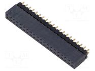 Connector: pin strips; socket; male; PIN: 40; straight; THT; 2.54mm SAMTEC