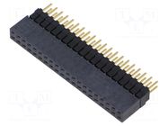 Connector: pin strips; socket; male; PIN: 40; straight; THT; 2.54mm SAMTEC