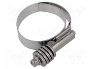 Worm gear clamp; walk-in coolers; W: 16mm; Clamping: 45÷66mm; W3 MPC INDUSTRIES
