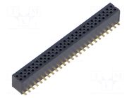 Connector: pin strips; socket; male; PIN: 50; vertical; SMT; 1.27mm SAMTEC