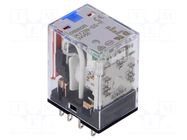 Relay: electromagnetic; DPDT; Ucoil: 24VDC; Icontacts max: 10A OMRON